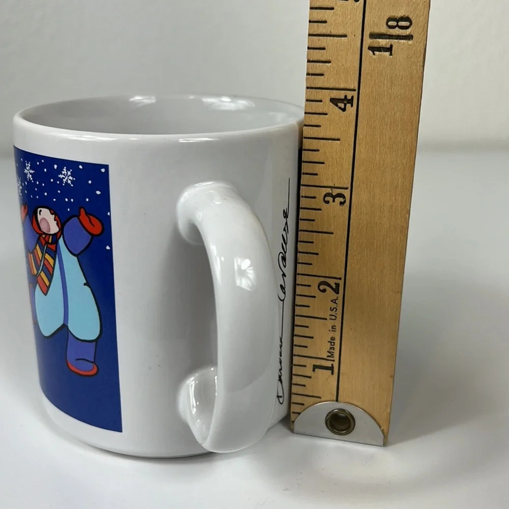 Artic Circle Enterprises Coffee Cup Anchorage Alaska Barbara Lavallee Snow Scene - Picture 7 of 9